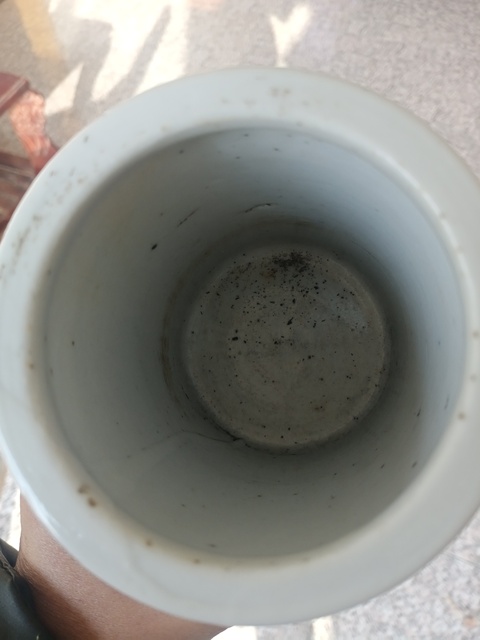 古玩陶瓷博古圖青花筆筒拍賣,當前價格1999元