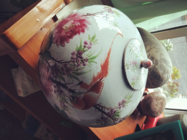 古玩陶瓷西瓜罐拍賣，當前價格13000元