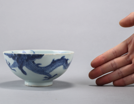 古玩陶瓷龍紋青花碗拍賣，當前價格10000元