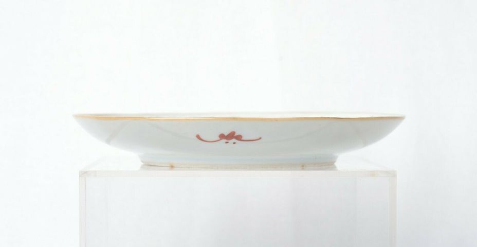 古玩陶瓷粉彩四季花卉紋花口盤拍賣，當前價格15000元