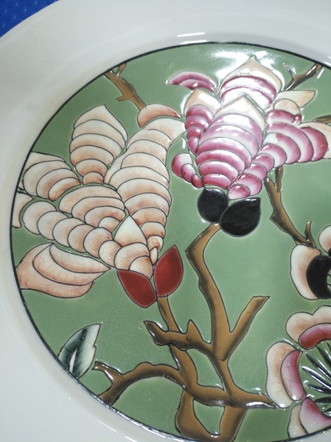 古玩陶瓷粉彩大盤拍賣，當前價格10500元