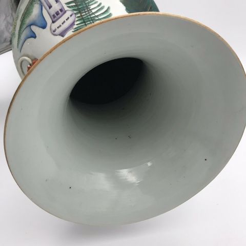 古玩陶瓷粉彩孟母三遷人物故事紋大瓶拍賣，當(dāng)前價格21800元