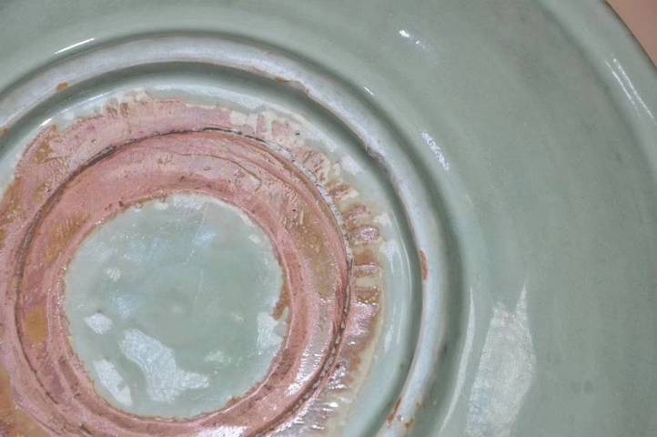 古玩陶瓷龍泉印花盤拍賣，當前價格17800元