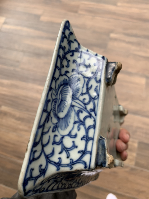 古玩陶瓷水仙盆拍賣，當前價格6600元