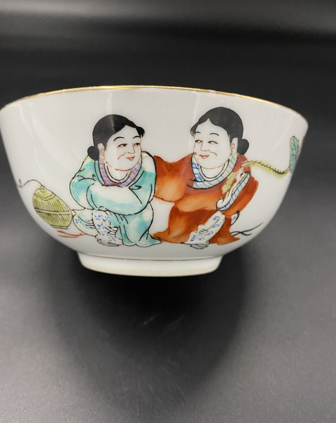 古玩陶瓷粉彩碗拍賣，當前價格14900元