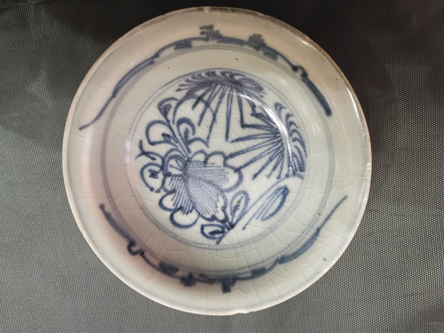 古玩陶瓷青花盤拍賣，當前價格13900元