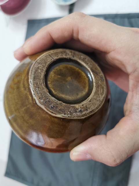 古玩陶瓷醬釉缽拍賣(mài)，當(dāng)前價(jià)格14800元