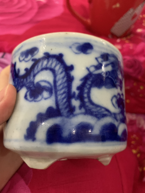 古玩陶瓷三足筒式爐拍賣，當前價格11800元