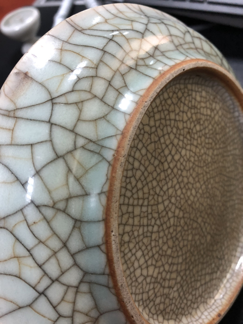 古玩陶瓷哥釉盤拍賣，當前價格16800元