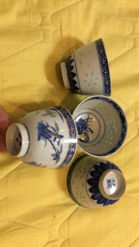 古玩陶瓷青花描金杯拍賣，當前價格8800元