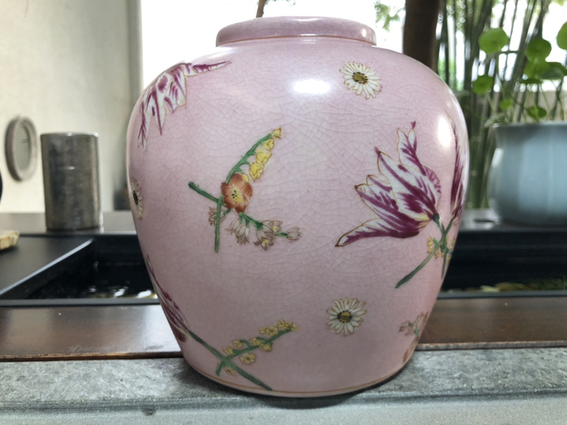 古玩陶瓷粉彩罐拍賣，當(dāng)前價格8800元