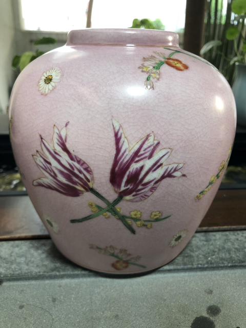 古玩陶瓷粉彩罐拍賣，當(dāng)前價格8800元