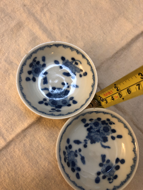 古玩陶瓷青花折枝花卉紋小碟拍賣，當前價格1880元