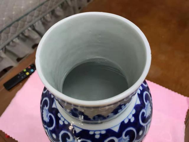 古玩陶瓷青花纏枝蓮紋瓶拍賣，當前價格13800元