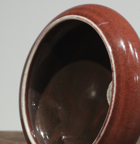 古玩陶瓷紅釉洗拍賣，當前價格2800元