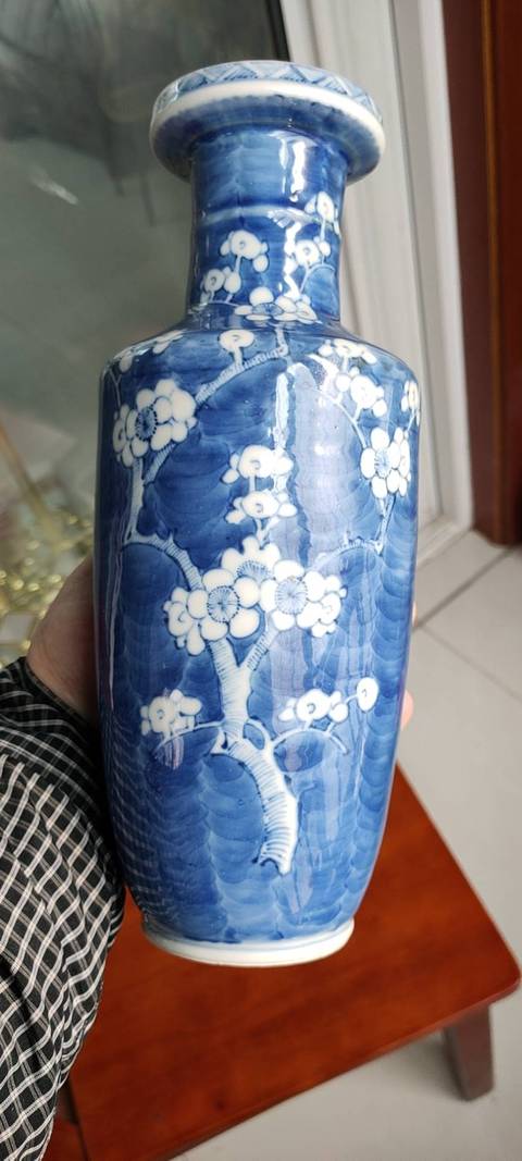 古玩陶瓷青花棒槌瓶拍賣，當前價格3860元