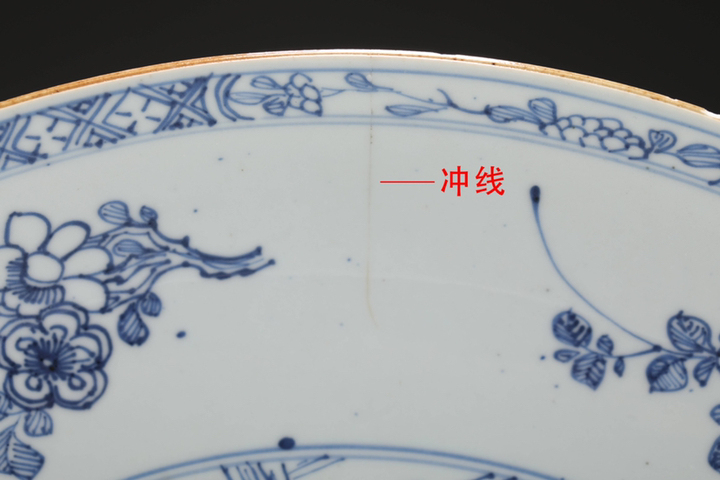 古玩陶瓷青花盤拍賣，當前價格1080元