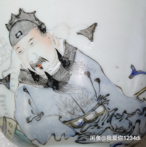 古玩陶瓷人物紋杯拍賣，當前價格6500元