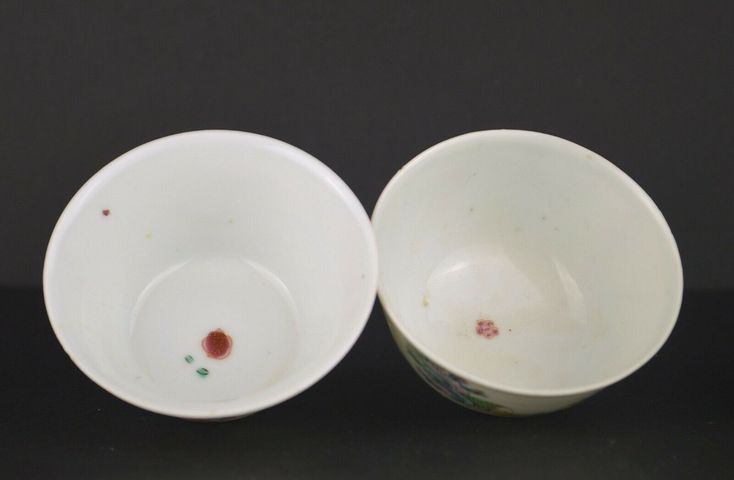 古玩陶瓷粉彩三娘教子人物故事紋小杯拍賣，當前價格3800元