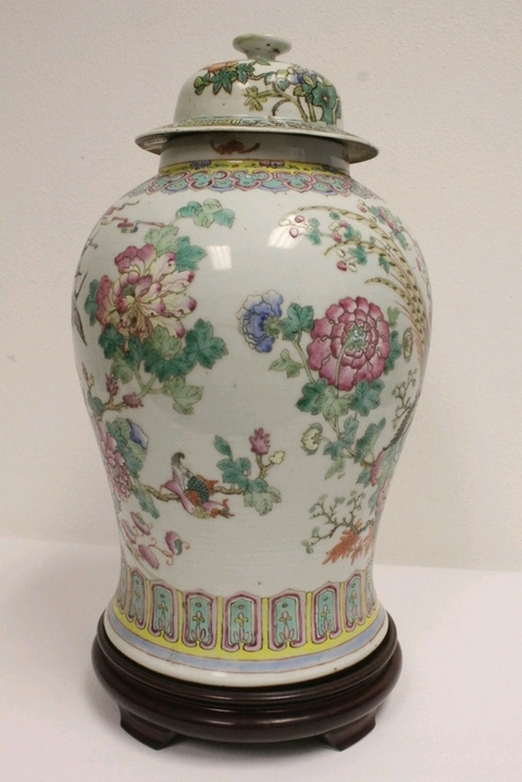 古玩陶瓷粉彩將軍罐拍賣，當前價格6800元