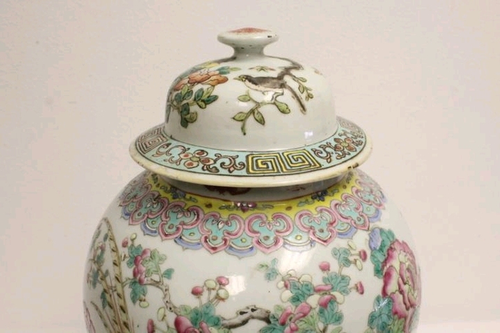 古玩陶瓷粉彩將軍罐拍賣，當前價格6800元