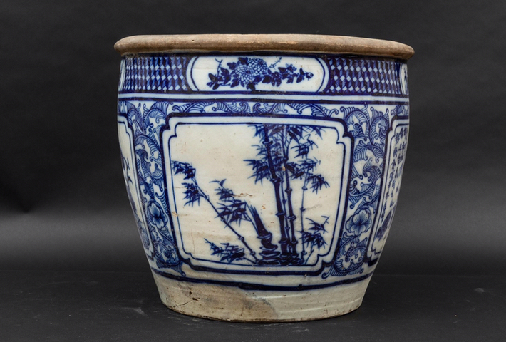 古玩陶瓷青花缸拍賣，當前價格10080元