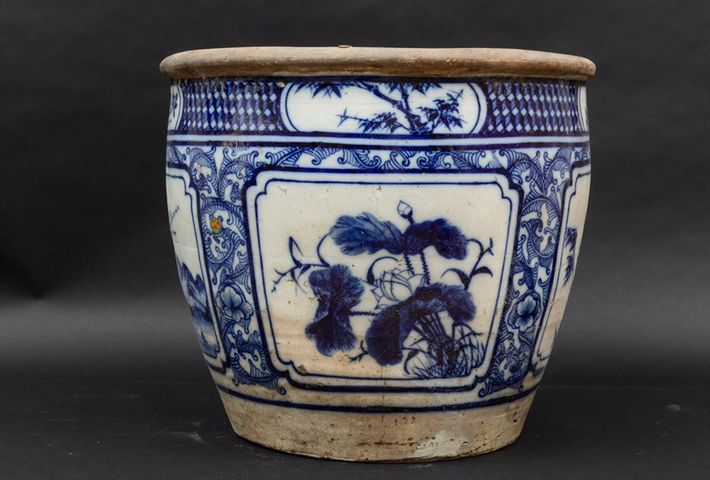 古玩陶瓷青花缸拍賣，當前價格10080元