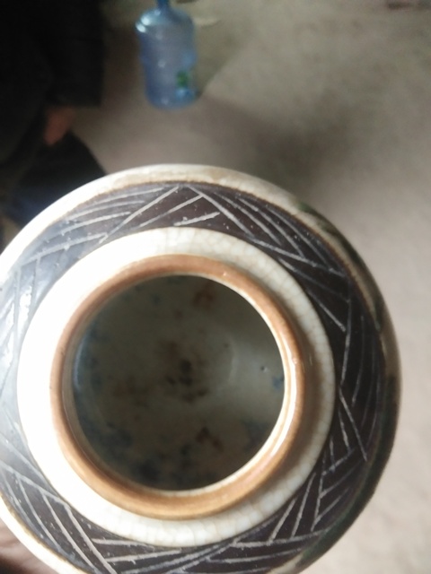 古玩陶瓷哥釉五彩罐拍賣，當前價格2000元