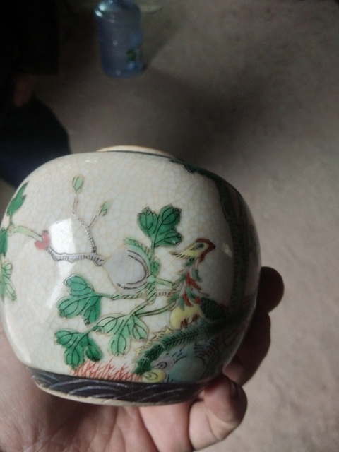 古玩陶瓷哥釉五彩罐拍賣，當前價格2000元