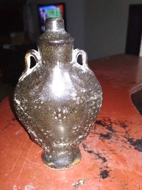 古玩陶瓷醬釉瓶拍賣，當前價格2000元