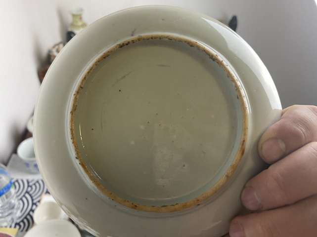 古玩陶瓷刷花鹿紋盤拍賣，當前價格8500元