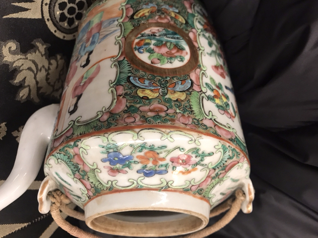 古玩陶瓷廣彩壺杯拍賣，當前價格11900元