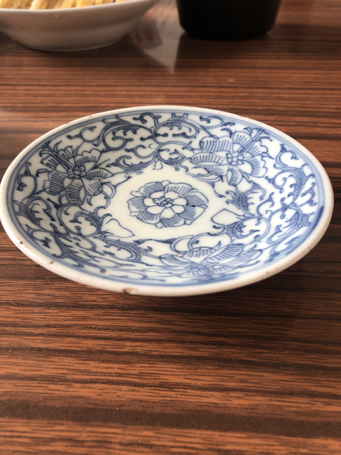 古玩陶瓷青花纏枝花卉紋盤拍賣，當前價格6800元