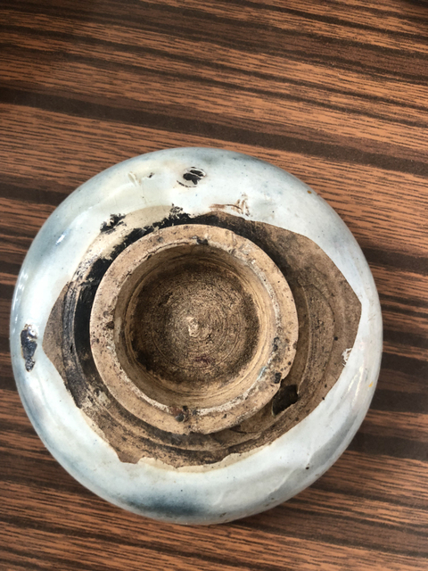 古玩陶瓷青花纏枝花卉紋盤拍賣，當前價格6800元