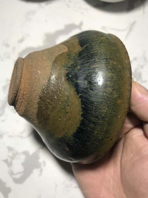 古玩陶瓷窯變黑釉兔毫盞拍賣，當(dāng)前價格2999元