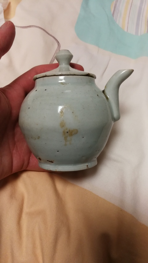 古玩陶瓷青白瓷壺拍賣，當前價格9800元