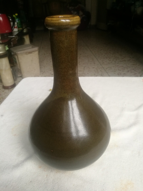 古玩陶瓷茶葉末釉瓶拍賣，當(dāng)前價(jià)格10800元