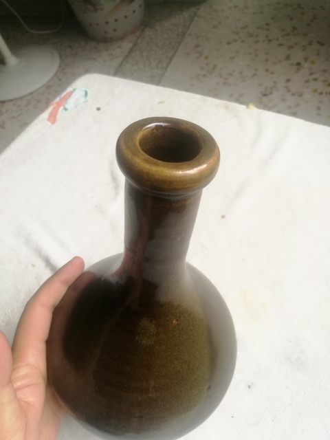 古玩陶瓷茶葉末釉瓶拍賣，當(dāng)前價(jià)格10800元