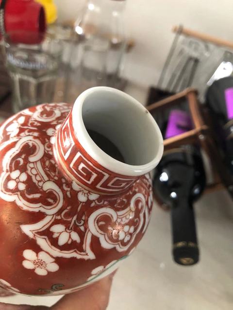 古玩陶瓷人物瓶拍賣，當前價格9000元