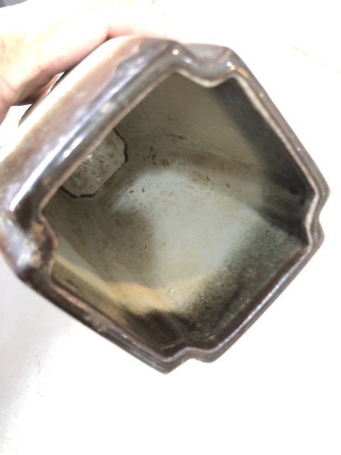 古玩陶瓷四方倭角瓶拍賣，當前價格2000元