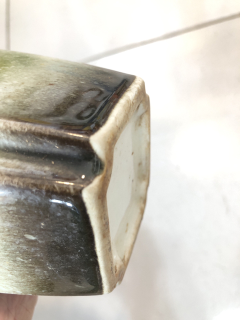 古玩陶瓷四方倭角瓶拍賣，當前價格2000元