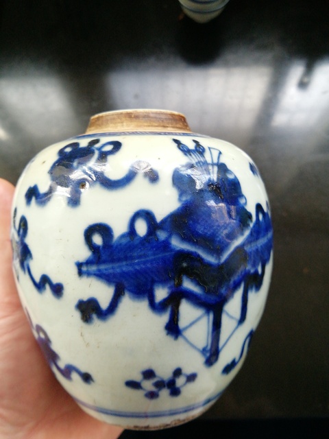 古玩陶瓷青花罐拍賣，當前價格4500元