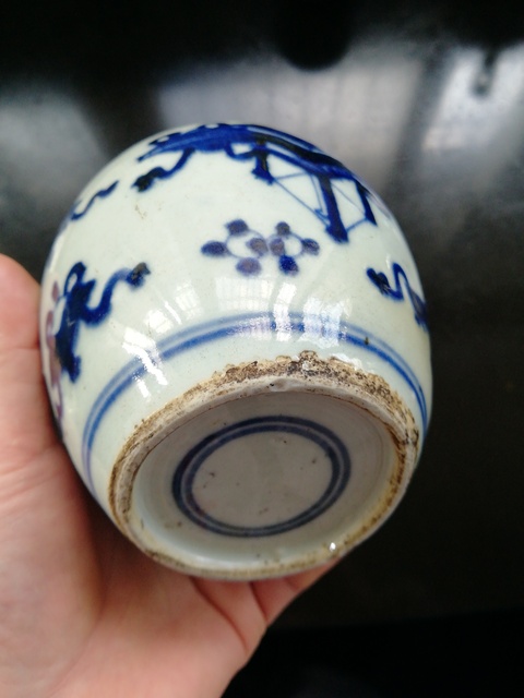 古玩陶瓷青花罐拍賣，當前價格4500元