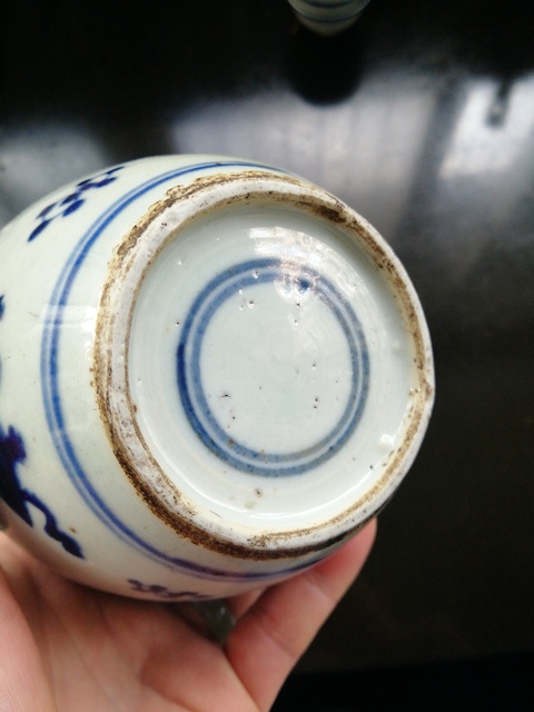 古玩陶瓷青花罐拍賣，當前價格4500元