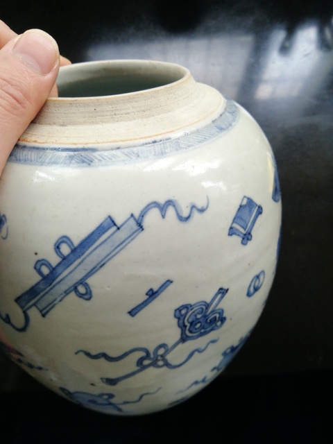 古玩陶瓷青花罐拍賣，當前價格12500元