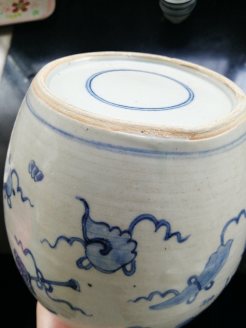 古玩陶瓷青花罐拍賣，當前價格12500元