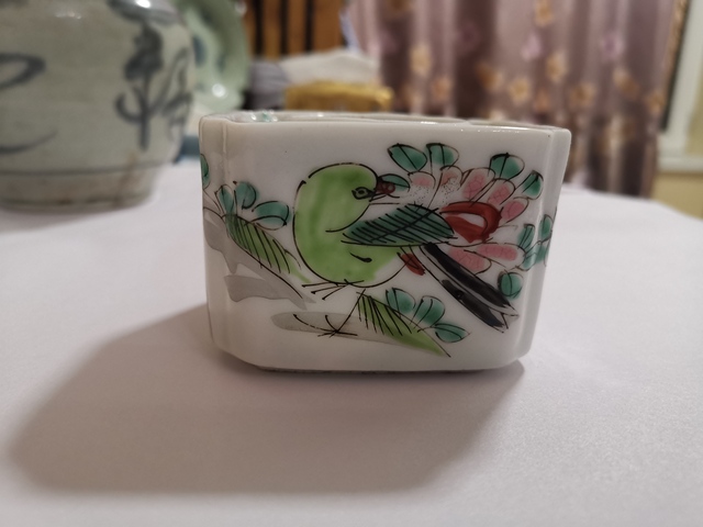 古玩陶瓷四方水盂拍賣，當前價格4000元