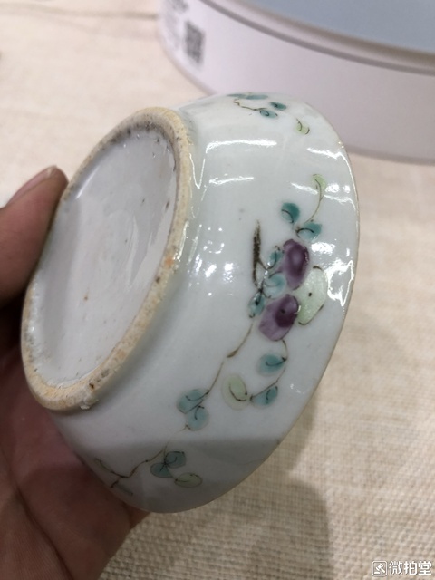 古玩陶瓷五彩盤拍賣，當前價格5800元