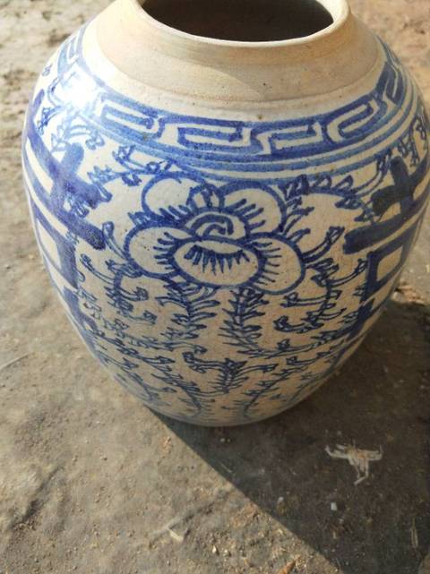 古玩陶瓷囍字紋罐拍賣，當前價格15800元