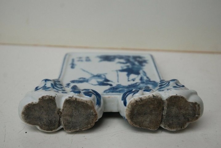 古玩陶瓷青花硯屏拍賣，當(dāng)前價格9600元